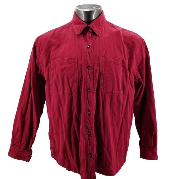 Cabelas Shirt Shacket FlannelLined Plaid Button Up Heavyweight Womens XL
